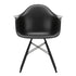 Cadeira de Braços Plástica Eames DAW / Base Ácer Preto